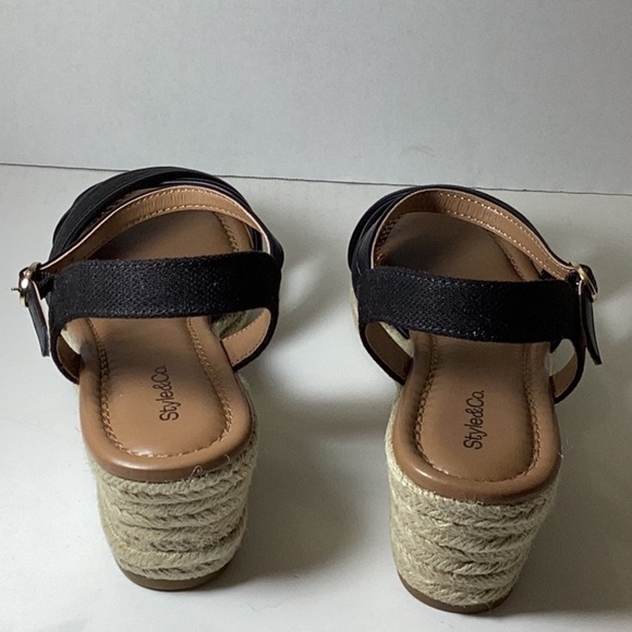 Style & Co Women's Leahh Strappy Espadrille Wedge Sandals - Picture 9 of 12